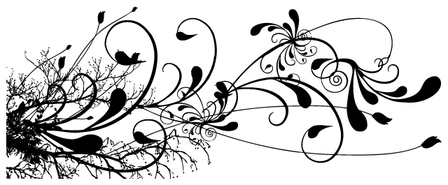 black-floral-swirl-tattoo-design